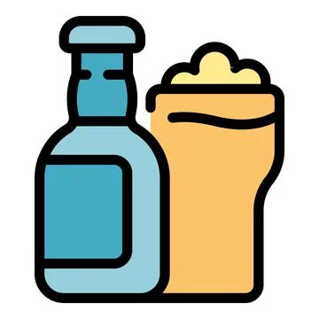 City beer icon vector flat Ilustración de archivo