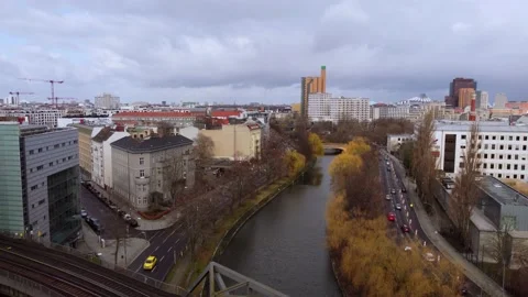 City of Berlin from above Video stock 150350160