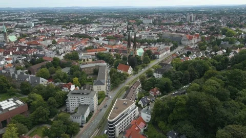 The city Bielefeld in Germany Video stock 286722945