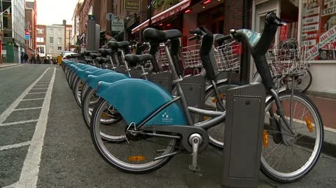 City Bikes, Dublin Stockbeeldmateriaal 10913319