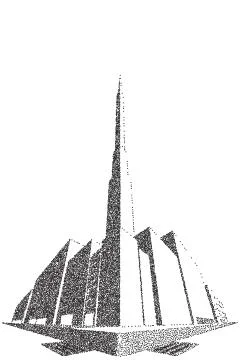 City Block Perspective Stipple Stock Illustration