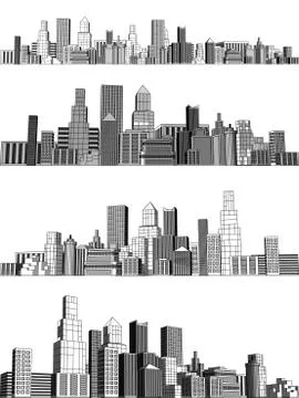City blocks Stock-Illustration