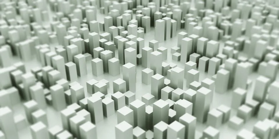City blocks Stock Illustration