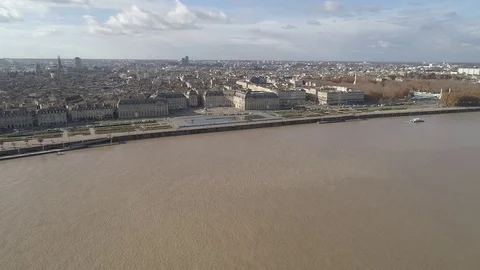 City of Bordeaux 库存影片 83655054