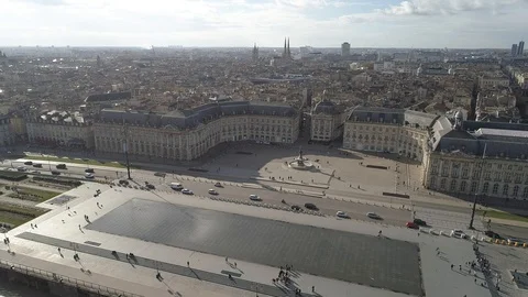 City of Bordeaux Stock Footage 85515557