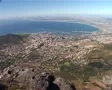 City Bowl zoom in from Table Mountain, Cape Town circa 2004 SD Footage