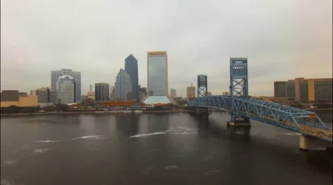 City bridge river Stock-Footage 47217092