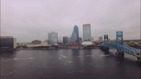 City bridge river Stock-Footage 47217382