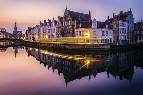 The city of Bruges, Belgium Stock Photos