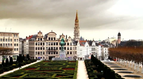 City of Brussels 스톡 동영상 52475452