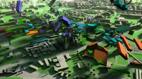 City build Stock Footage 32402769