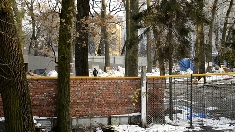 City Builders In Fast Motion An Front View Stock Footage 84013635