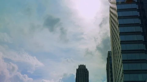 CITY BUILDING 4k Stock Footage 90098002