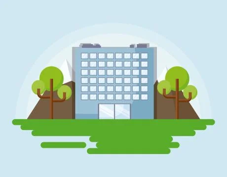 City building design Ilustração Stock