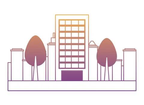 City building design Ilustração Stock