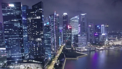 City Building Hyperlapse Stock Footage 100985021