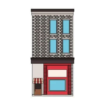 City building icon Ilustración de archivo
