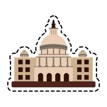 City building icon Ilustración de archivo