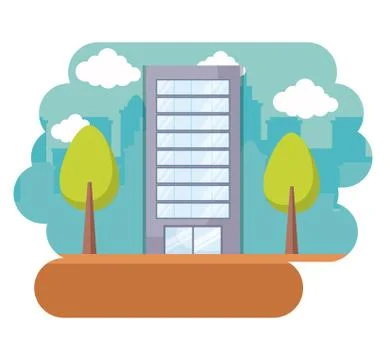 City building icon Ilustração Stock