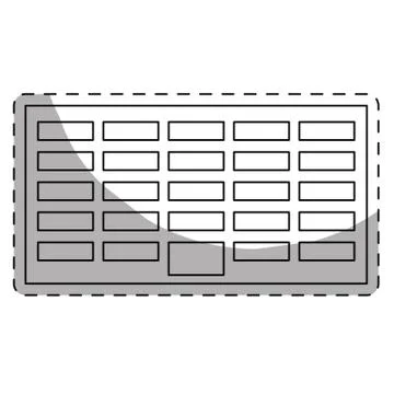 City building icon image Ilustración de archivo