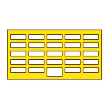 City building icon image Ilustración de archivo
