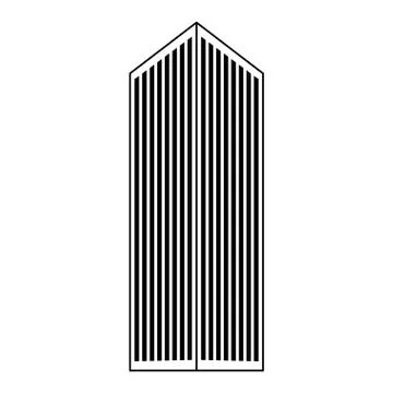 City building icon image Ilustración de archivo