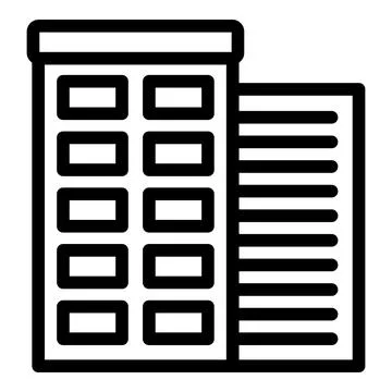 City building icon outline vector. Opera cityscape Ilustración de archivo
