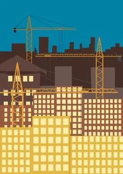 City building. Stock Illustration