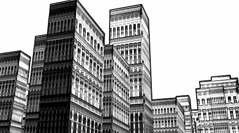 City building loop Stock Footage 475148