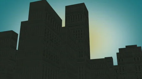 City building loop Stock Footage 475149