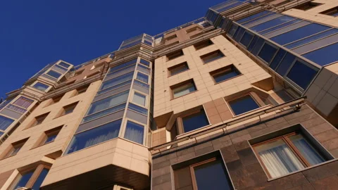 City Building as seen from below Stock Footage 242315160