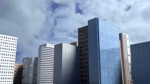 City buildings - 3d Rendering 스톡 동영상 92673520