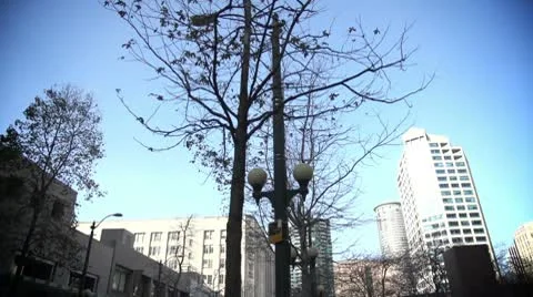 City Buildings Stock Footage 10717394