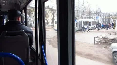 City ​​bus Video stock 22070183