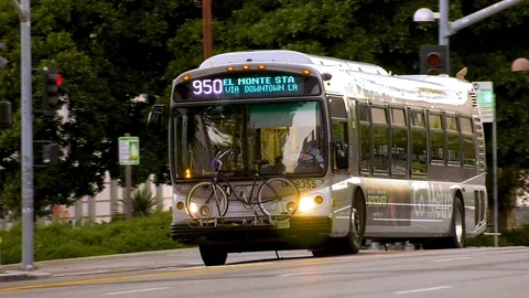 City Bus Stock Footage 92127022
