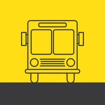 City bus Stock Illustration