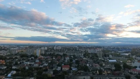 City captured from quadcopter Stock-Footage 85348799