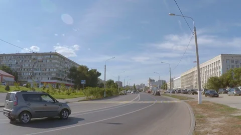 City car road. Stock Footage 78825601