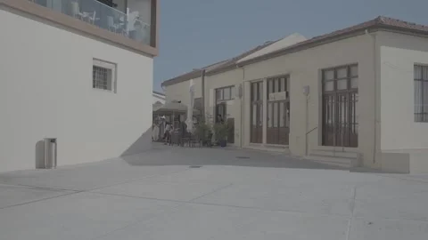 The city center and empty streets in Paphos, Cyprus Stock Footage 344056520