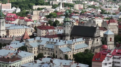 The City Center From A Height Stock-Footage 52350842