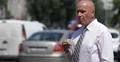 City Center Lunch Break Middle Day Outside Office Room Businessman Eat Sandwich 4k or 4k+ Resolution