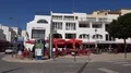 City center scenery in Algarve tourism location Carvoeiro, Portugal 4k or 4k+ Resolution