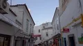 City center shopping scenery at holiday travel destination Albufeira, Portugal 4k or 4k+ Resolution