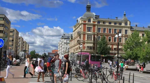 City center square Stock Footage 27523796