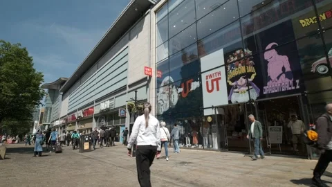 City centre of Manchester Stock Footage 244515809