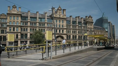 City centre of Manchester Stock Footage 244518190
