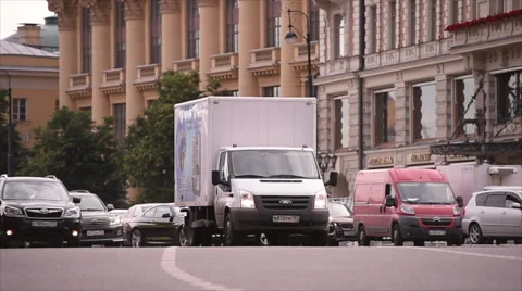 The city centre of Moscow Stock Footage 64580396