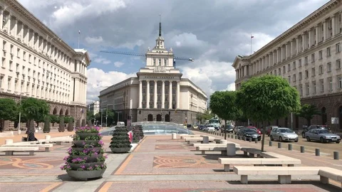 The City centre of Sofia, Bulgaria Stock-Footage 90896929