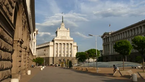 The City centre of Sofia, the capital of Bulgaria. Stockbeeldmateriaal 152629147