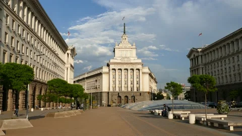 The City centre of Sofia, the capital of Bulgaria. Stock Footage 152629508
